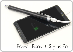 Power Bank + Stylus Pen