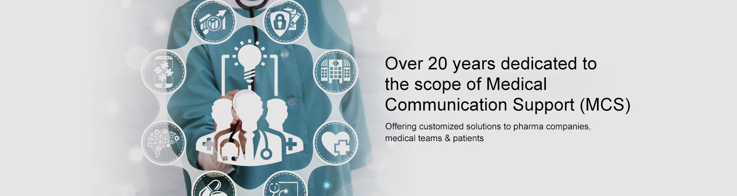 Over 20 years dedicated to the scope of Medical Communication Support (MCS)案